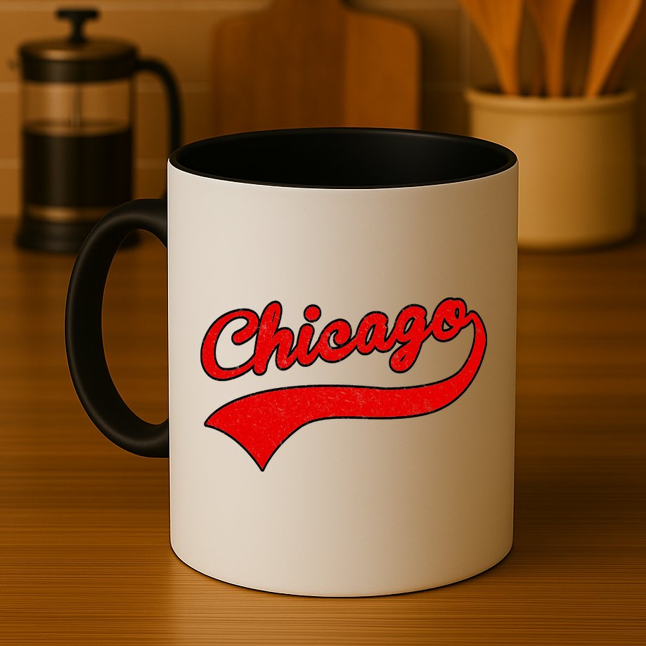 Chicago Vintage Classic Team Logo Mug