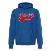 Chicago Vintage Classic Team Logo Premium Hoodie