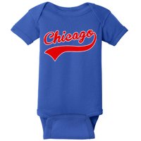 Chicago Vintage Classic Team Logo Baby Bodysuit