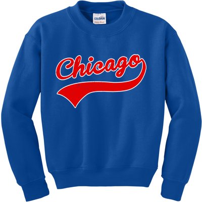 Chicago Vintage Classic Team Logo Kids Sweatshirt