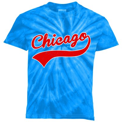 Chicago Vintage Classic Team Logo Kids Tie-Dye T-Shirt