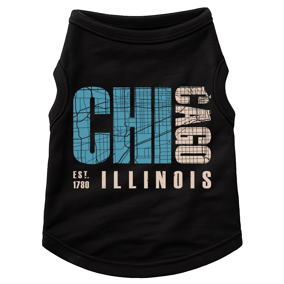 Chicago Vintage Emblem Doggie Tank