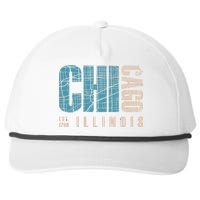 Chicago Vintage Emblem Snapback Five-Panel Rope Hat