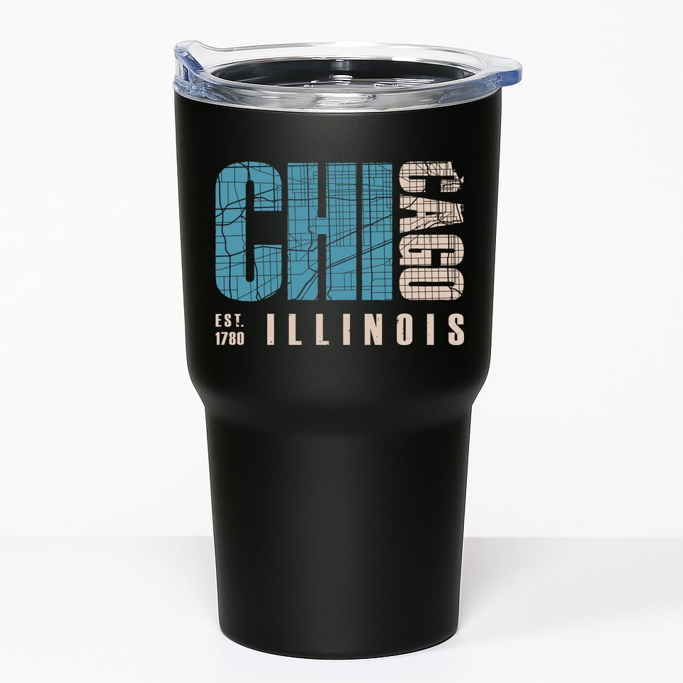 Chicago Vintage Emblem Tumbler