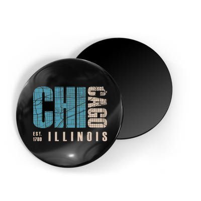 Chicago Vintage Emblem Magnet