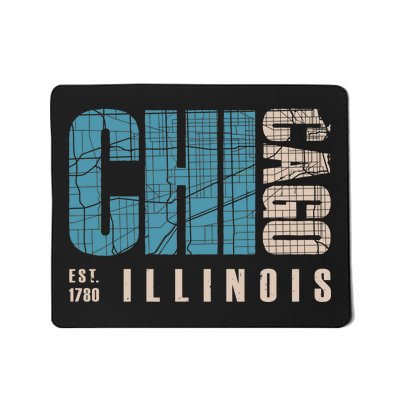 Chicago Vintage Emblem Mousepad