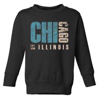 Chicago Vintage Emblem Toddler Sweatshirt