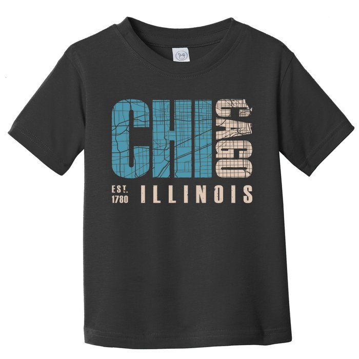 Chicago Vintage Emblem Toddler T-Shirt