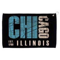 Chicago Vintage Emblem Grommeted Golf Towel