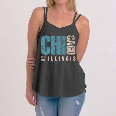 Chicago Vintage Emblem Women's Strappy Tank