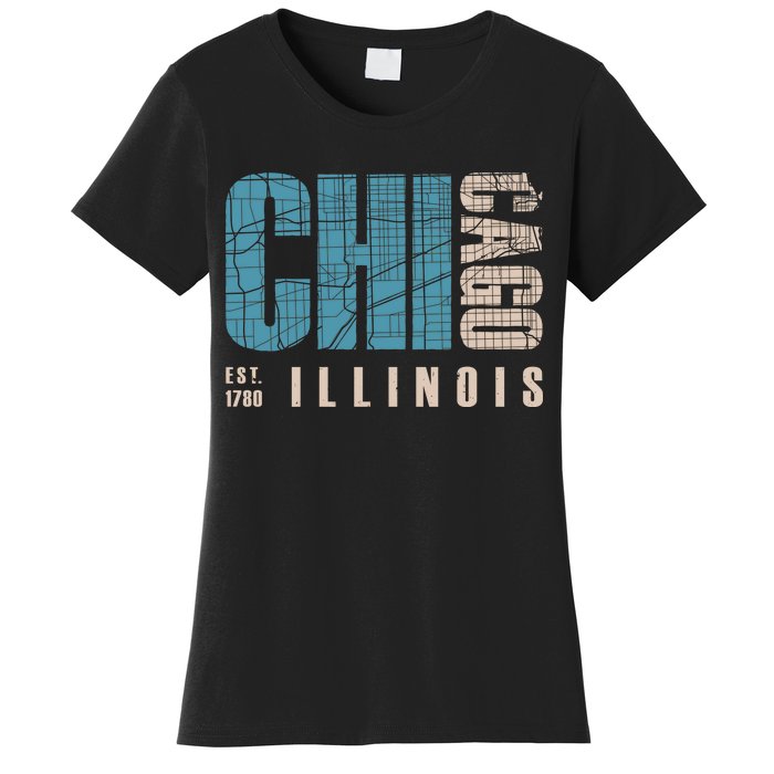 Chicago Vintage Emblem Women's T-Shirt