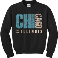 Chicago Vintage Emblem Kids Sweatshirt