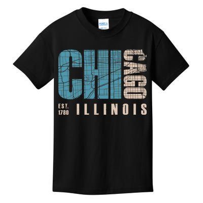 Chicago Vintage Emblem Kids T-Shirt