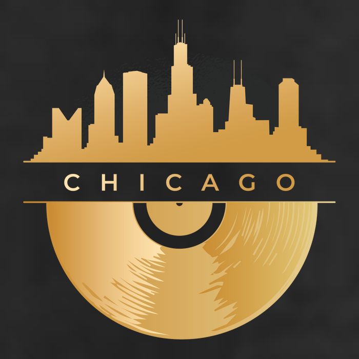 Chicago Vinyl Skyline Adult Drive Performance Visor