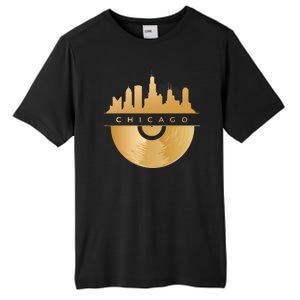 Chicago Vinyl Skyline Tall Fusion ChromaSoft Performance T-Shirt