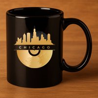 Chicago Vinyl Skyline 11oz C Handle Ceramic Mug