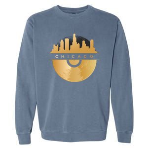 Chicago Vinyl Skyline Garment-Dyed Sweatshirt