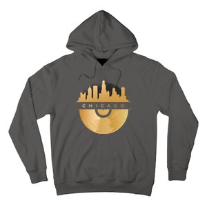 Chicago Vinyl Skyline Hoodie