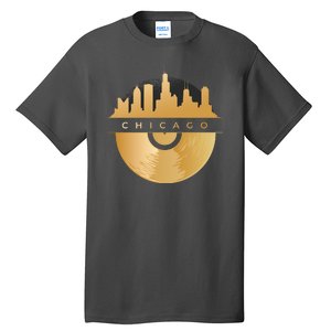 Chicago Vinyl Skyline Tall T-Shirt