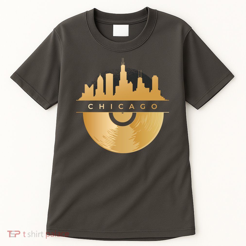 Chicago Vinyl Skyline Tall T-Shirt