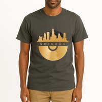 Chicago Vinyl Skyline Tall T-Shirt