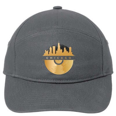 Chicago Vinyl Skyline 7-Panel Snapback Hat