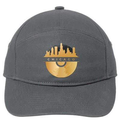 Chicago Vinyl Skyline 7-Panel Snapback Hat