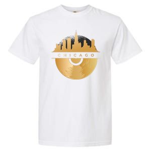 Chicago Vinyl Skyline Garment-Dyed Heavyweight T-Shirt