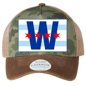 Chicago W Flag Legacy Tie Dye Trucker Hat