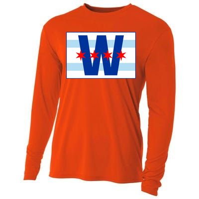 Chicago W Flag Cooling Performance Long Sleeve Crew