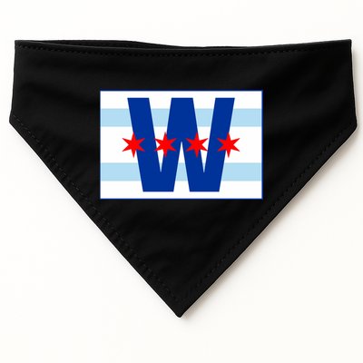 Chicago W Flag USA-Made Doggie Bandana