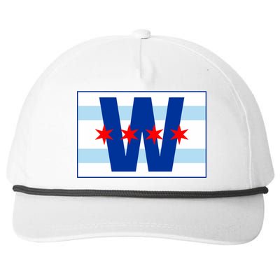 Chicago W Flag Snapback Five-Panel Rope Hat