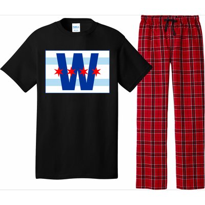 Chicago W Flag Pajama Set