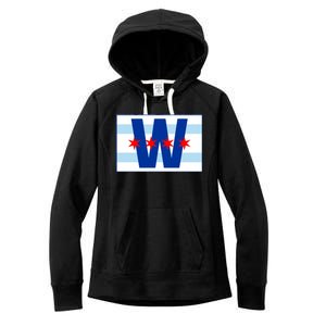 Chicago W Flag Women's Fleece Hoodie