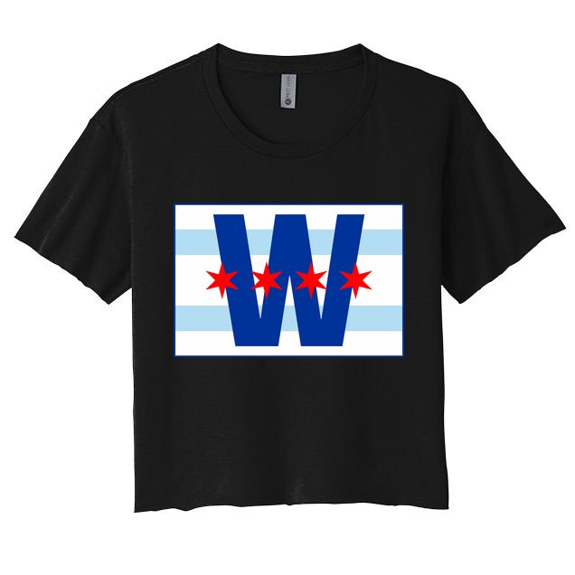 Chicago W Flag Crop Top