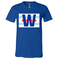 Chicago W Flag V-Neck T-Shirt