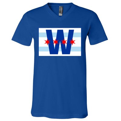 Chicago W Flag V-Neck T-Shirt