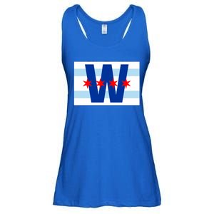 Chicago W Flag Ladies Essential Flowy Tank