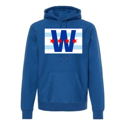 Chicago W Flag Premium Hoodie