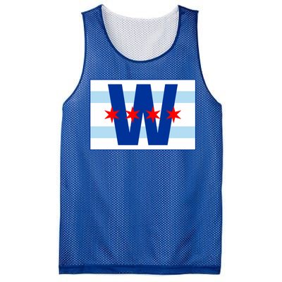 Chicago W Flag Mesh Reversible Basketball Jersey Tank