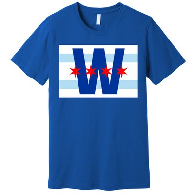 Chicago W Flag Premium T-Shirt