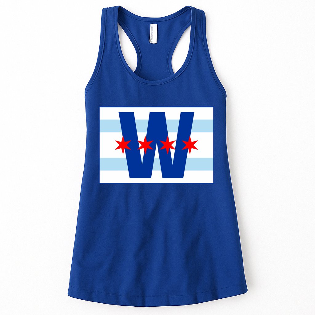 Chicago W Flag Womens Tank Top