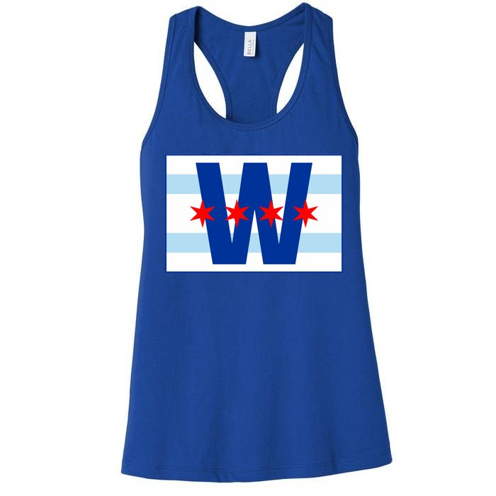 Chicago W Flag Women's Racerback Tank