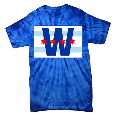 Chicago W Flag Tie-Dye T-Shirt