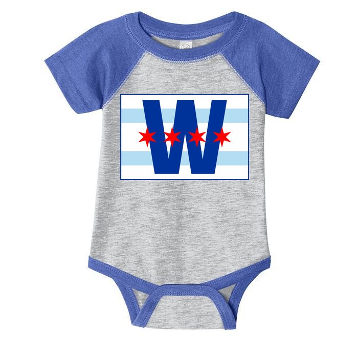 Chicago W Flag Infant Baby Jersey Bodysuit