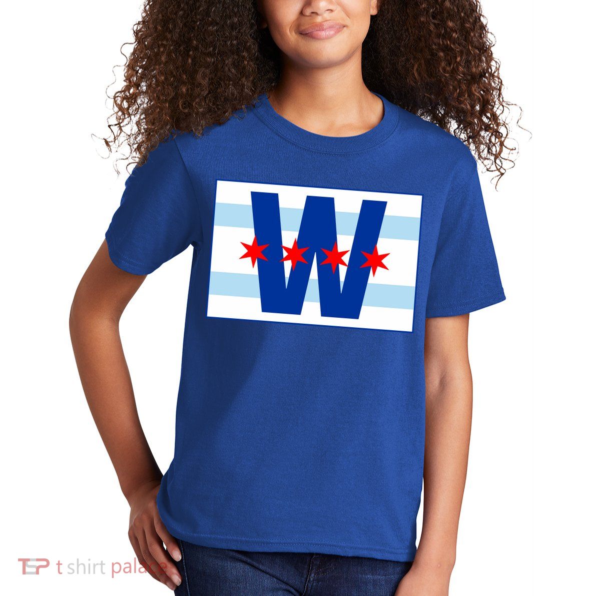 Chicago W Flag Kids T-Shirt