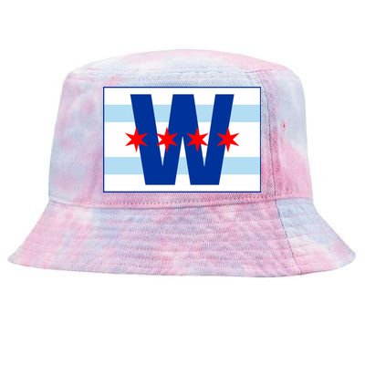 Chicago W Flag Tie-Dyed Bucket Hat