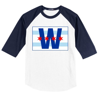 Chicago W Flag Baseball Sleeve Shirt