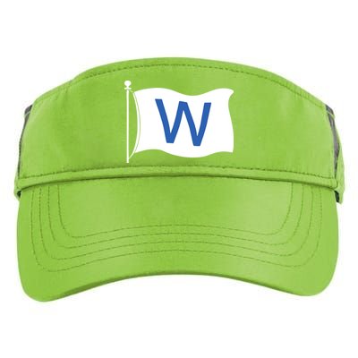 Chicago Win W Flag Baseball Adult Drive Performance Visor