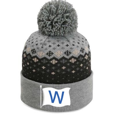 Chicago Win W Flag Baseball The Baniff Cuffed Pom Beanie